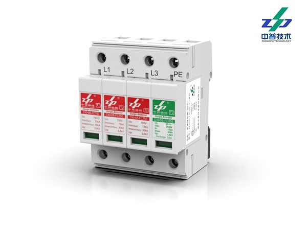 DXH06-FC750/3+1W　　　　　　　　　　15-30kA 750Vac 3P+N　　　　　　　　中普風電防雷器